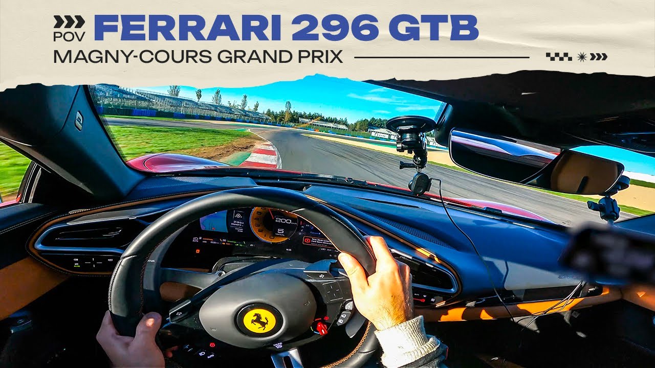 CRAZY FAST POV (284KM/H!!!) | FERRARI 296 GTB | HOTLAP | MAGNY-COURS