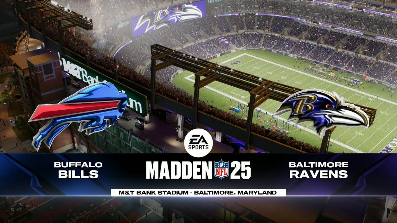 Madden 25 - Buffalo Bills @ Baltimore Ravens - Week 4 Sunday Night Football