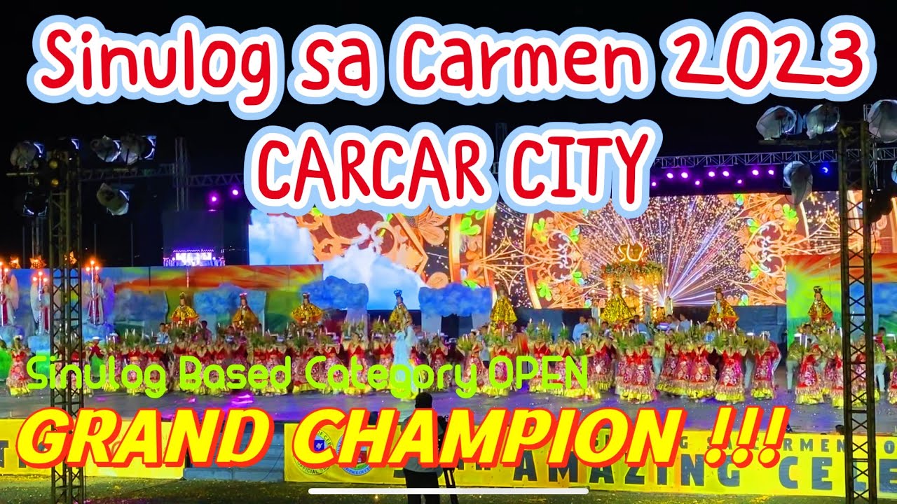 Sinulog sa Carmen 2023 Carcar City CHAMPION 1st PRIZE Sinulog Based Open Category | Sinulog Carmen