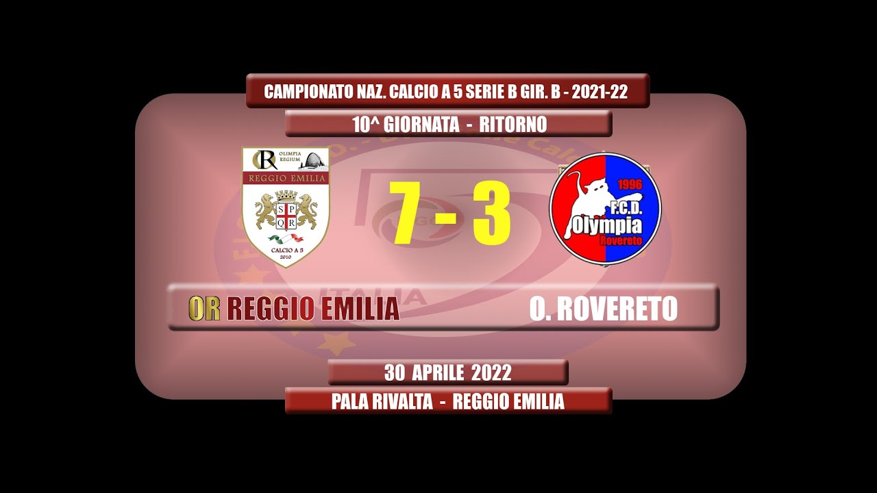 Highlights OR Reggio Emilia - Olympia Rovereto: 7-3  -  30 aprile 2022