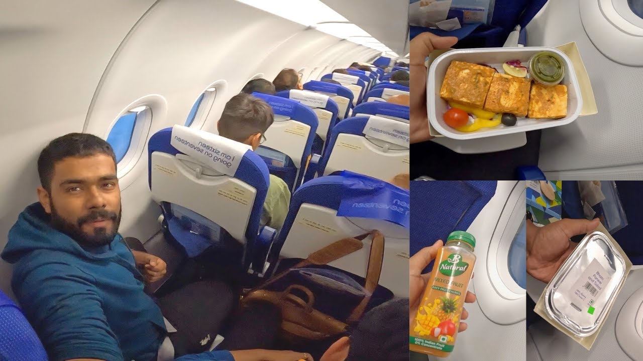 INDIGO's FLEXI PLUS with Free FOOD & Drinks || Luxury Flight experience in INDIA || A321 Neo ||