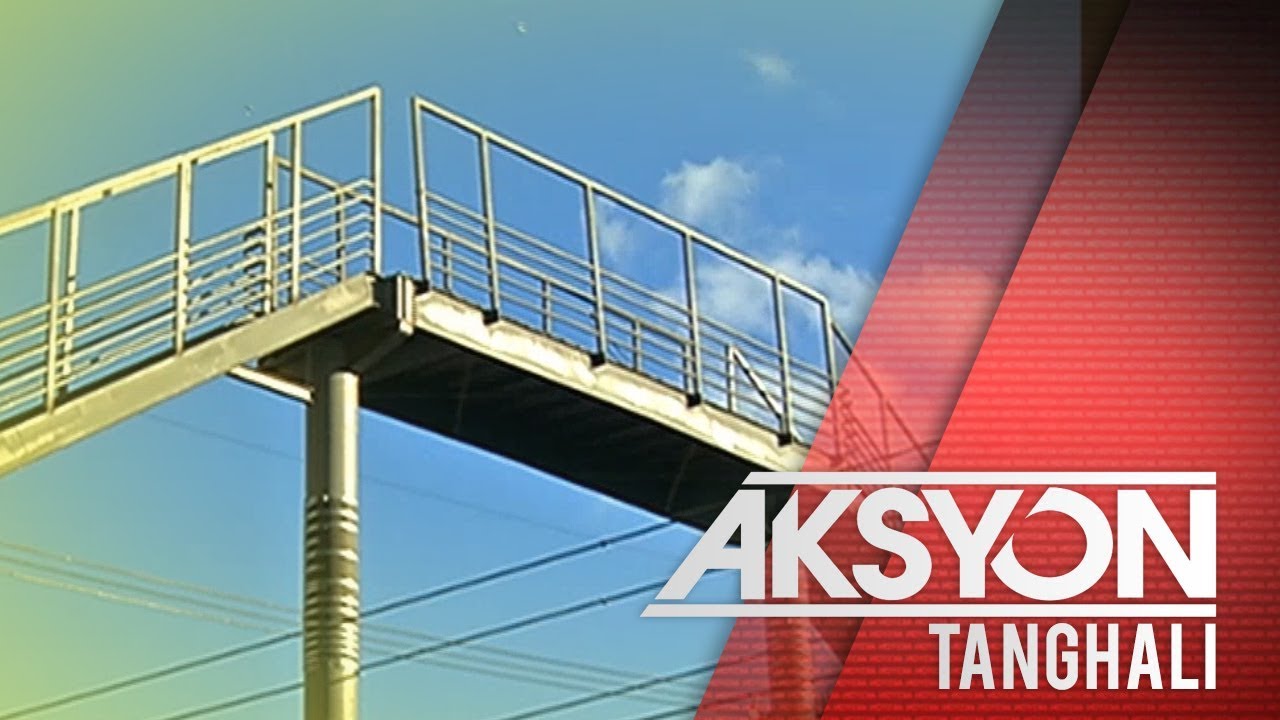 Sinasabing delikadong footbridge, viral sa social media
