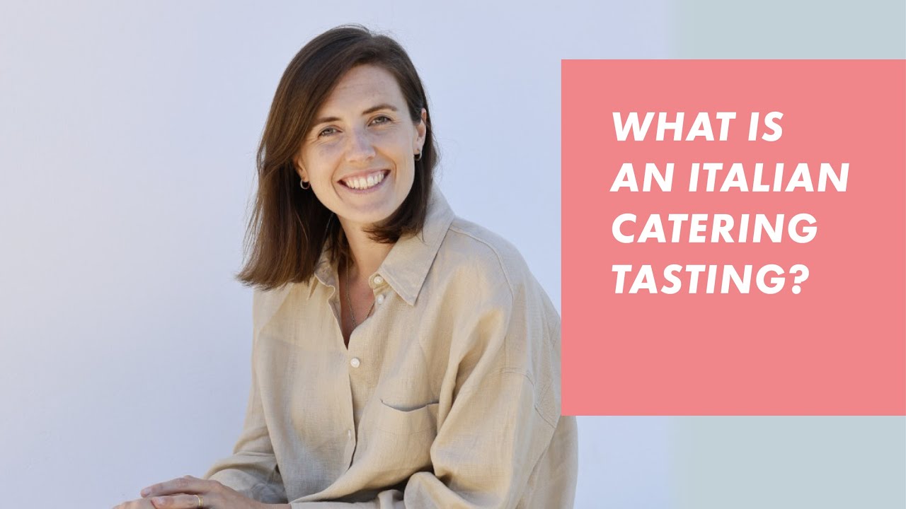 You need to know this before an Italian wedding tasting