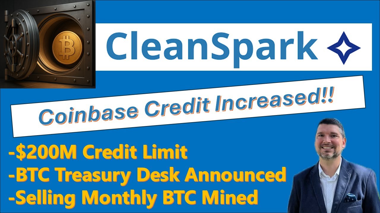 CleanSpark Expands Capital Strategy with 200M Coinbase Line of Credit 🪙🏦💵