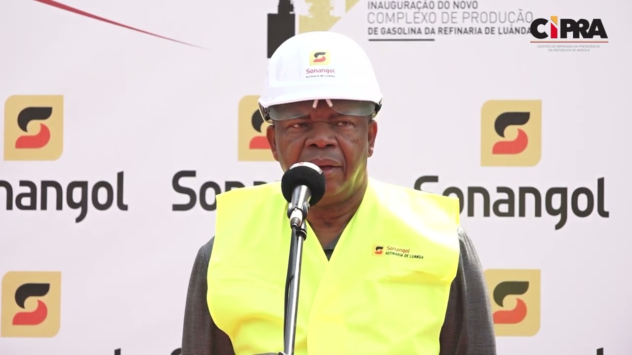 Declarações à imprensa do PR João Lourenço ao novo Complexo de Produção de Gasolina da Refinaria