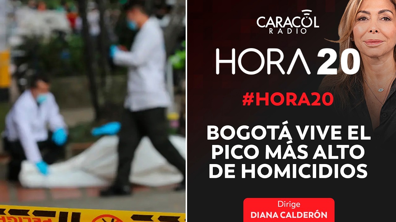 Bogotá enfrenta una crisis de seguridad sin precedentes | Hora 20