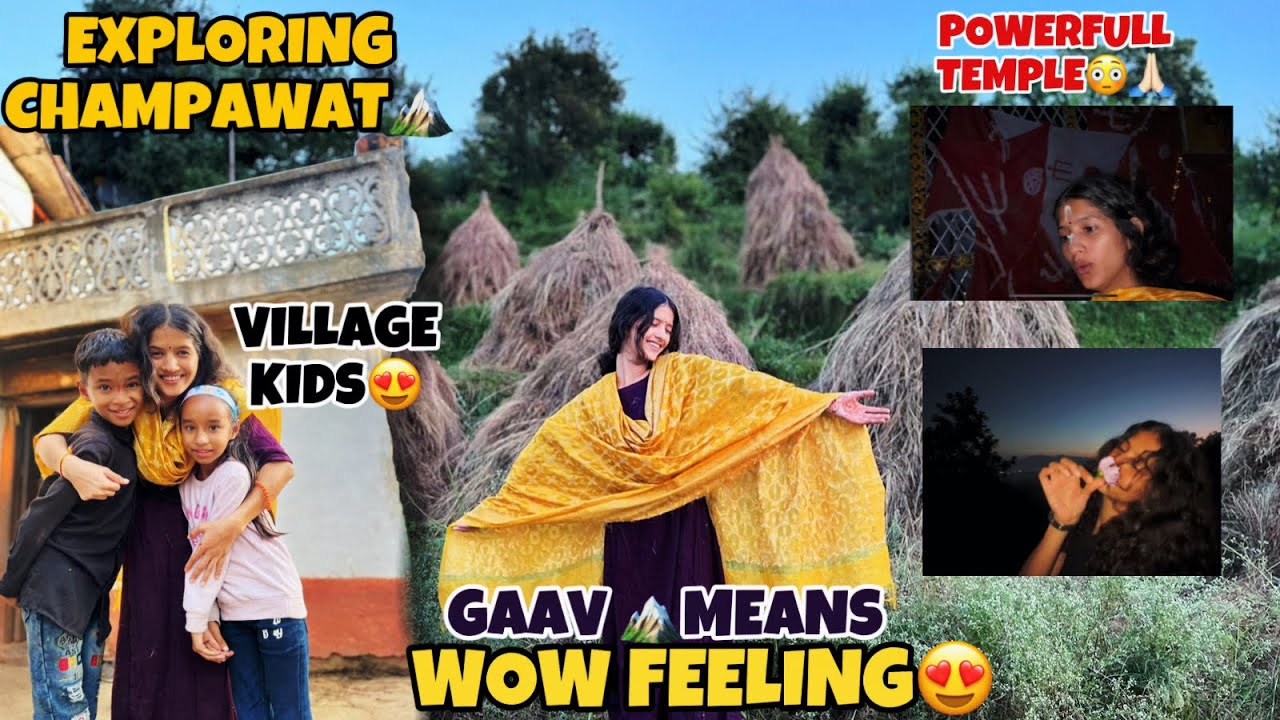 FIRST TIME &hearts;️VISIT KIYA CHAMPAWAT🏔️|| POWERFULL TEMPLES 😳 || ARTI CHAUDHARY VLOG