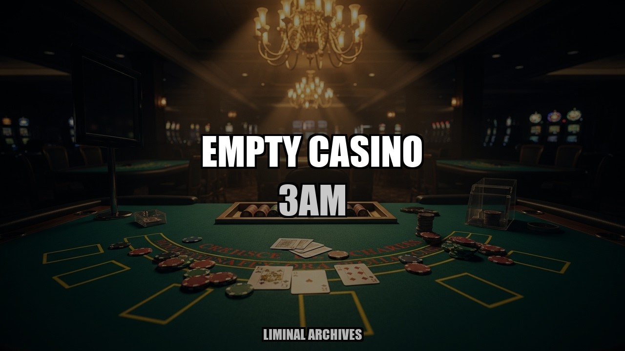 Empty Casino Floor 3AM | Dark Ambient Horror | Liminal Archives