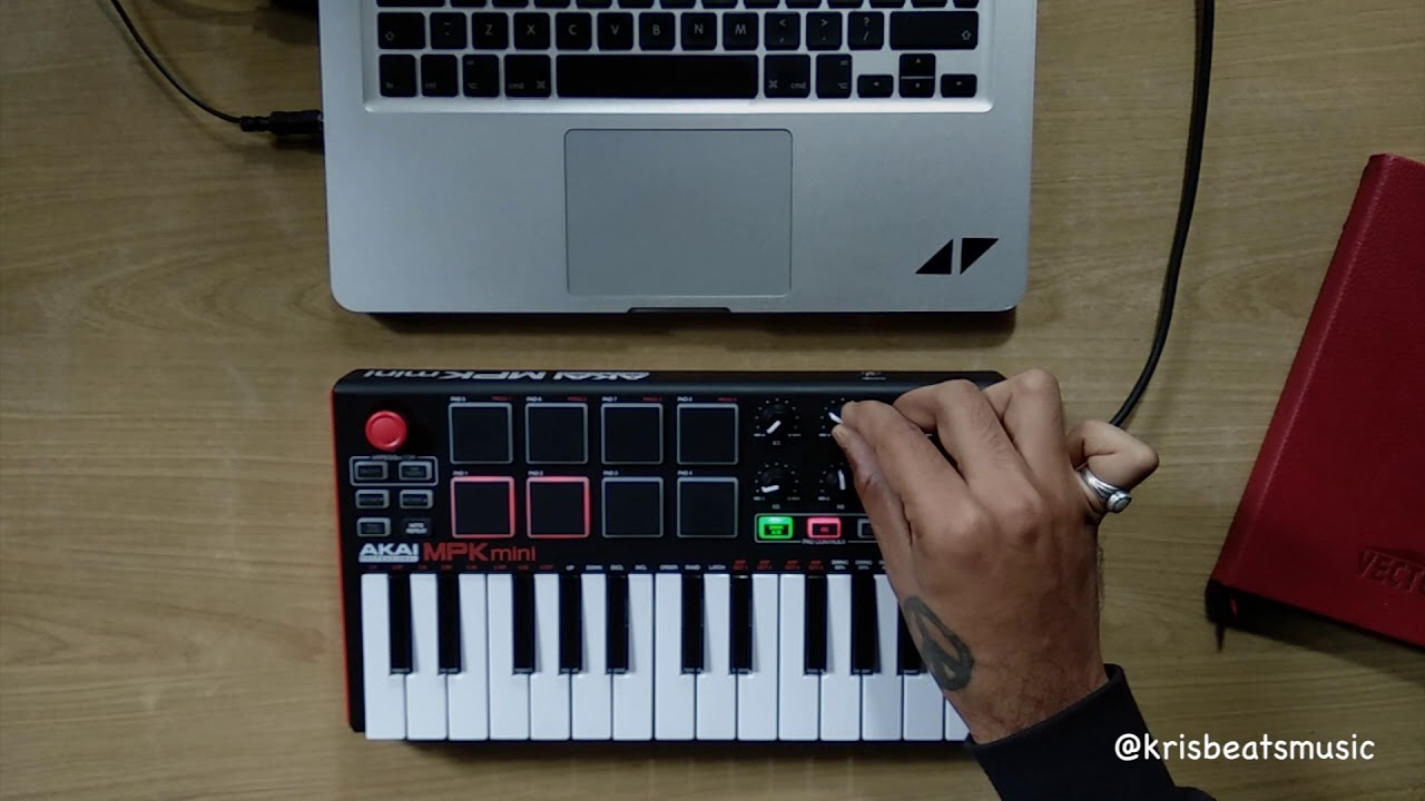 Stranger Things Theme - on akai mpk mini 2 (krisbeats cover)