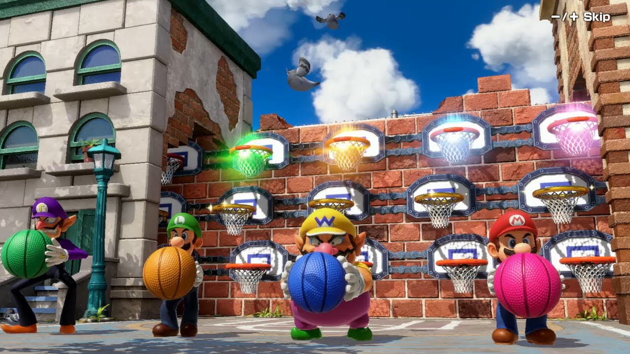 Super Mario Party Jamboree Minigame # 89 Mario vs Waluigi , Wario & Luigi