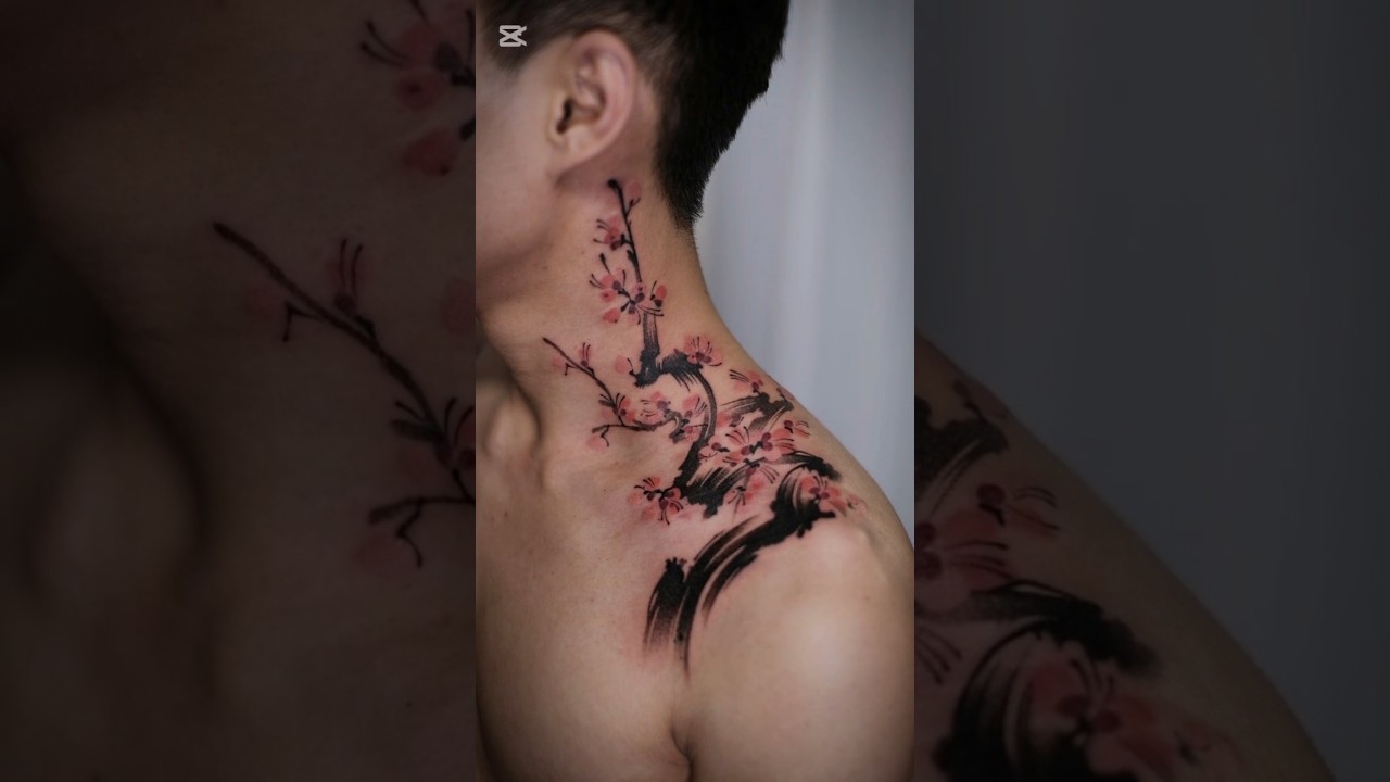 矩冊.   #刺青 #認領圖 #台中刺青 #水墨刺青 #tattoo #tattootaiwan #inktattoo #タトゥー #入れ墨 #旅行刺青師 #刺青處渡り鳥#櫻花 #桜 #sakura