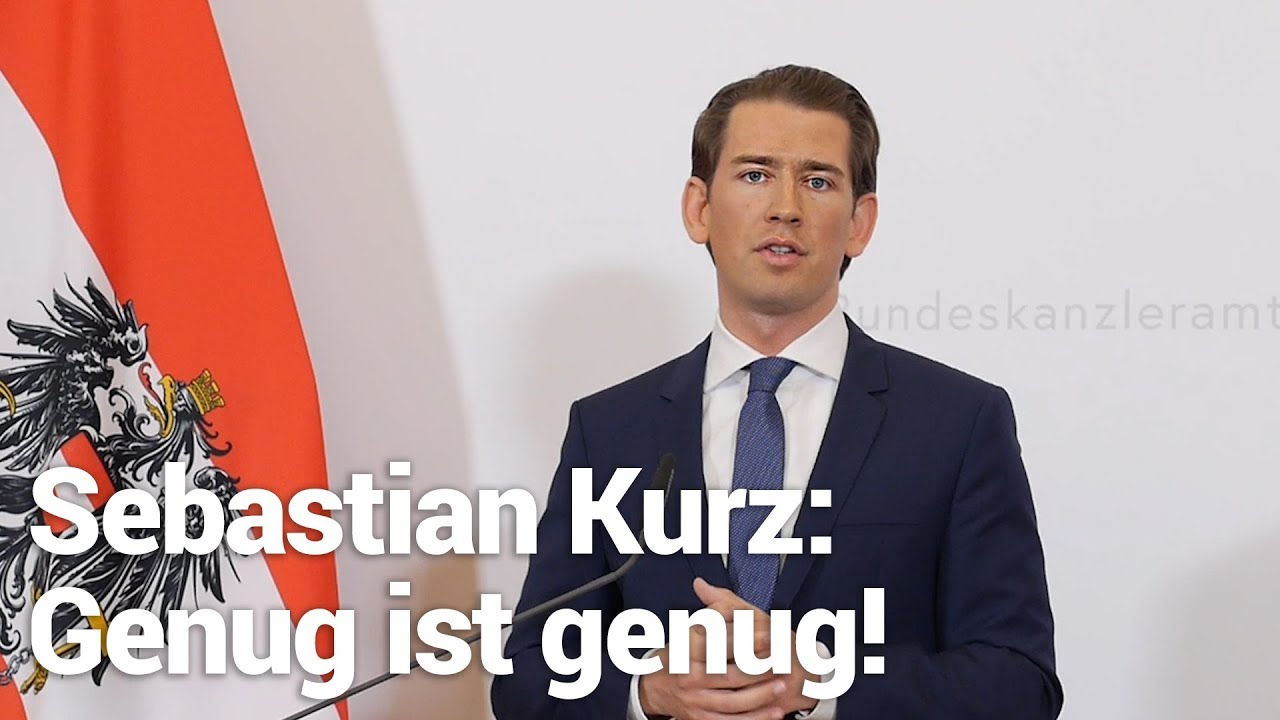 Sebastian Kurz kündigt Neuwahlen an: 