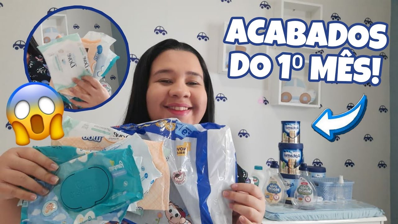 ACABADOS DO 1⁰ MÊS DO BEBÊ + USADOS DO PRIMEIRO MÊS DO DAVY!