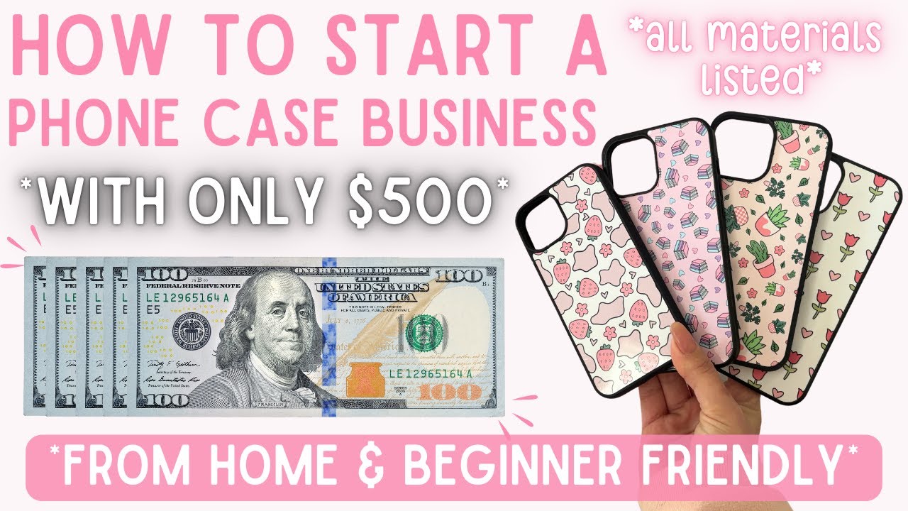 How to Start a Phone Case Business With Only $500 From Home |How to Make Phone Cases at Home to Sell