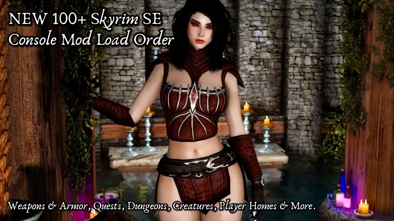 VANILLA PLUS 100+ МОДОВ | Порядок загрузки модов для консоли Skyrim AE