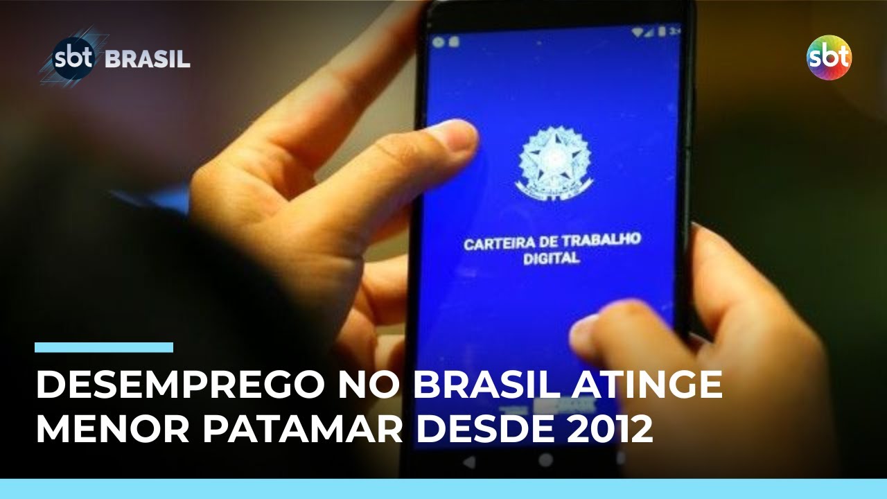 IBGE: Desemprego no Brasil chega a 5,6%, o menor patamar desde 2012 | #SBTBrasil