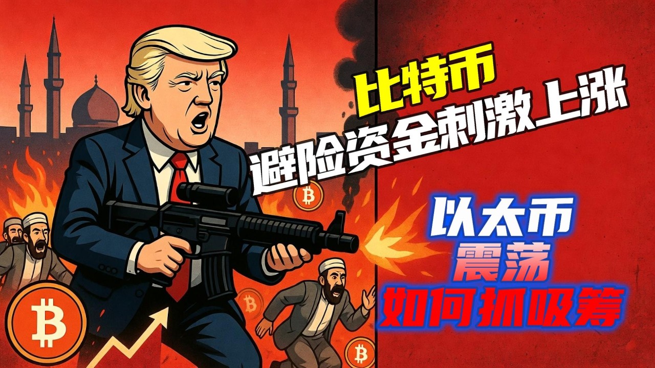特朗普激化衝突 | 比特幣日線拉升上EMA14 | BTC回調要開多了？| 以太幣四小時吸籌怎麼走？|