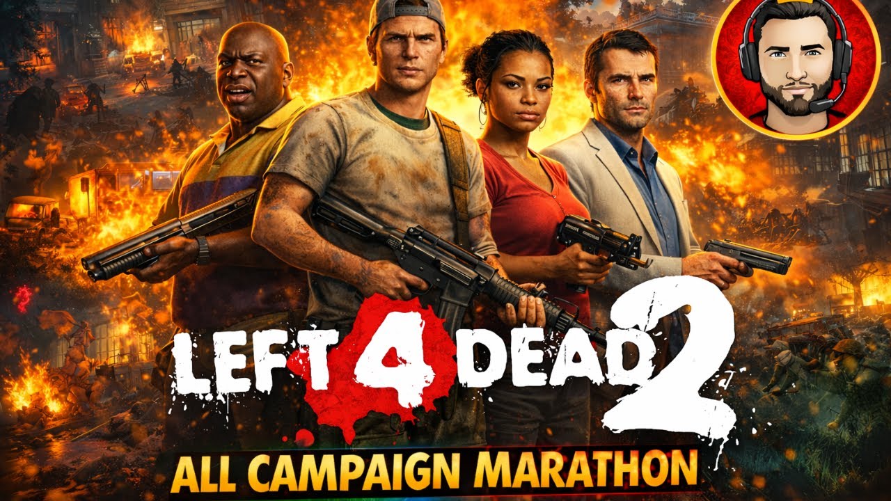 LEFT 4 DEAD 2 MARATHON - ALL CAMPAIGNS IN ONE GO! ⭐⭐⭐⭐⭐