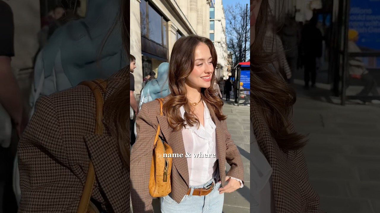 Cute Spring outfit in London #fashion #outfit #shorts