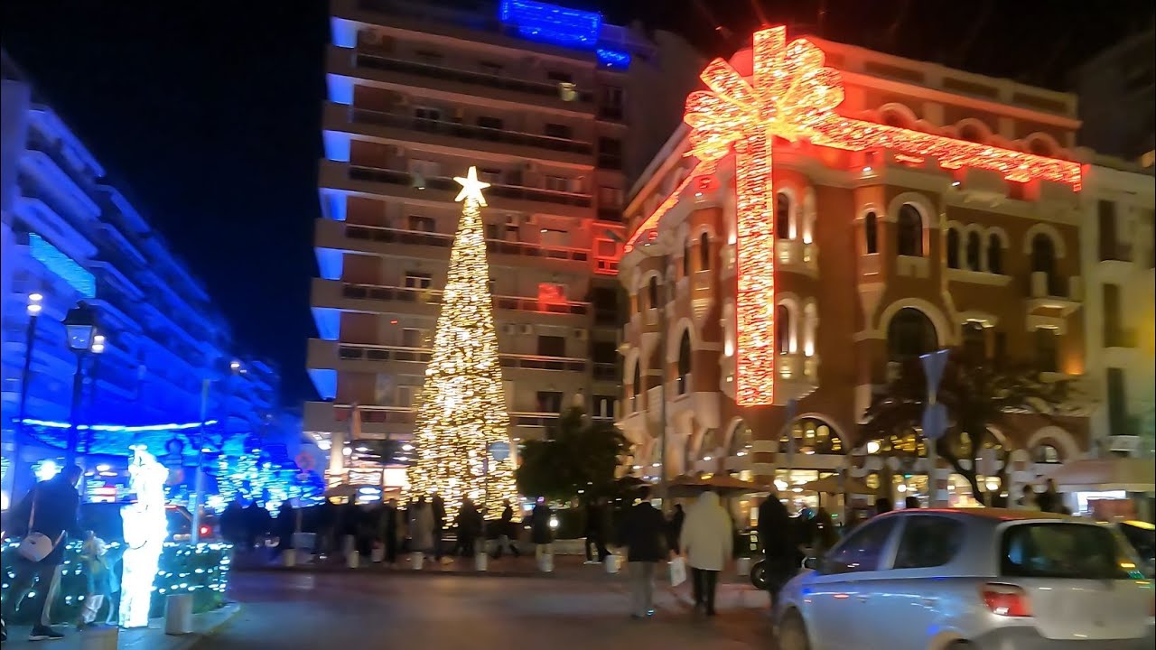 Christmas days and nights in the center of Thessaloniki 2024-2025