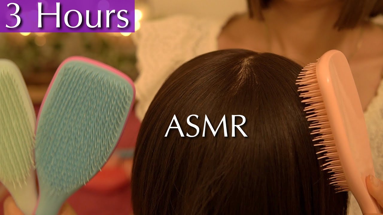 Sleep Immediately Within Minutes 💤3 Hours of Extremely Relaxing Hair Brushing | No Talking