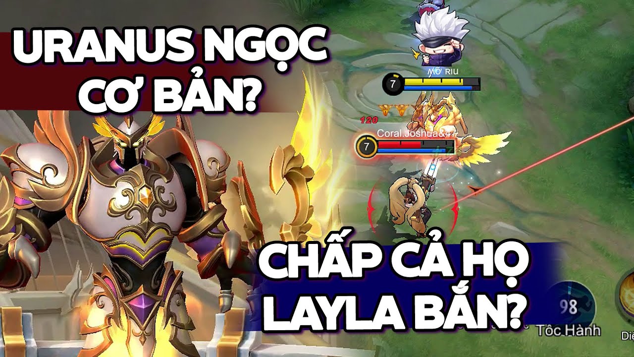 MLBB | URANUS NGỌC CƠ BẢN MÙA 29: CHẤP CẢ HỌ LAYLA BẮN LUÔN? | Tốp Mỡ