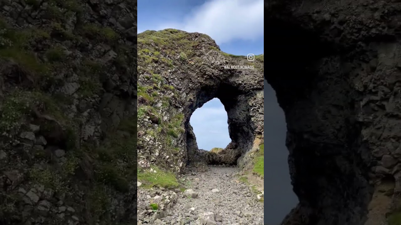 Entering the Elephant Rock, Ballintoy Filming location : Dungeons and Dragons