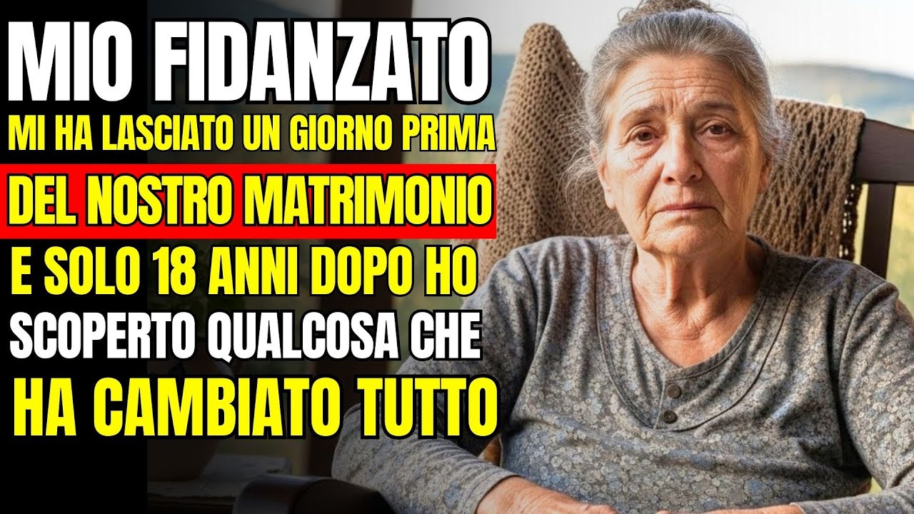 MI HA LASCIATA UN GIORNO PRIMA DEL MATRIMONIO, E SOLO 18 ANNI DOPO HO CAPITO TUTTO