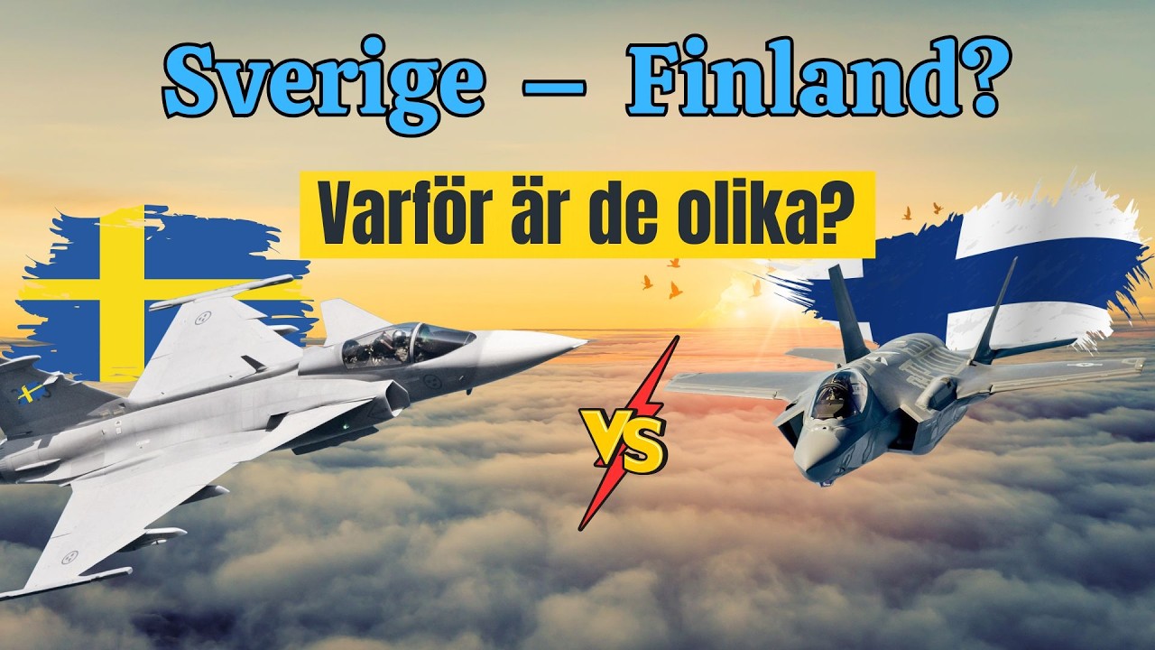F 35 vs  Gripen E Varför Sverige och Finland valde olika stridsflygplan mot samma fiende