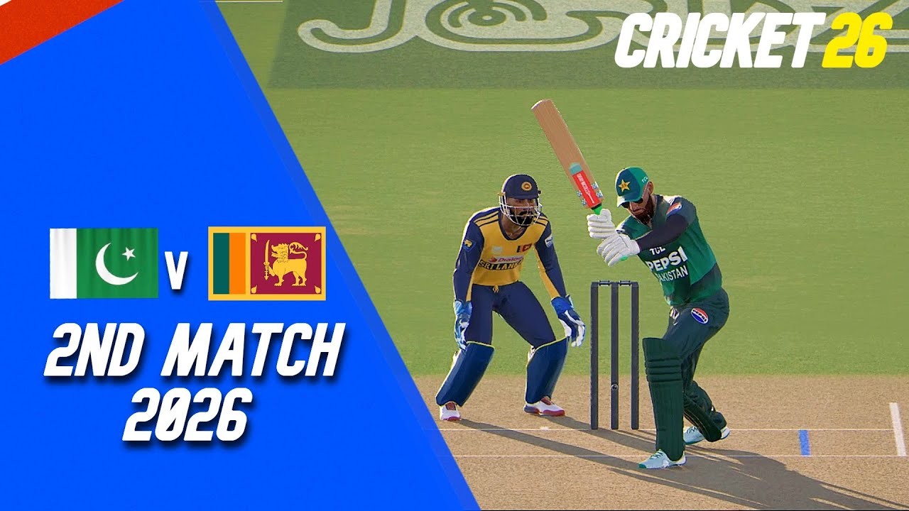 PAKISTAN VS SRI LANKA - 2ND MATCH 2026 | CRICKET 26 GAMEPLAY