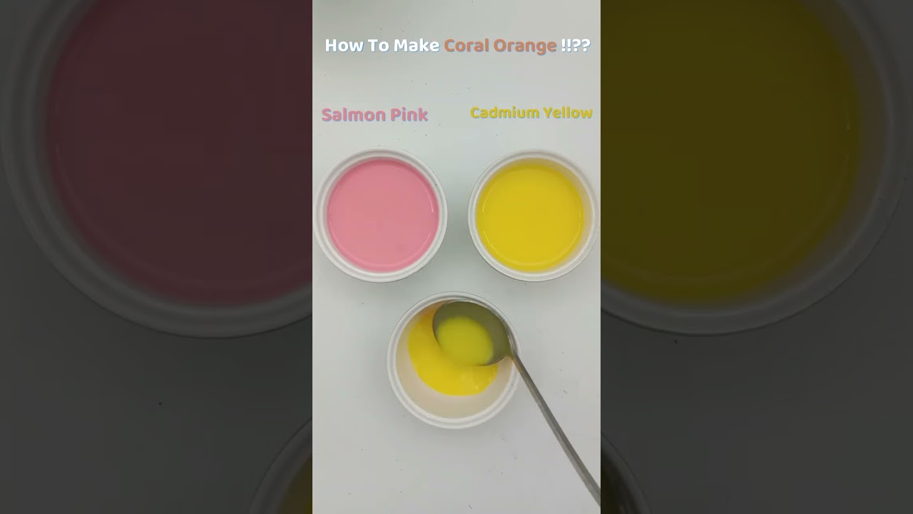 Relaxing seven minutes color mixing - Unique Color Making - Asmr paint mixing 