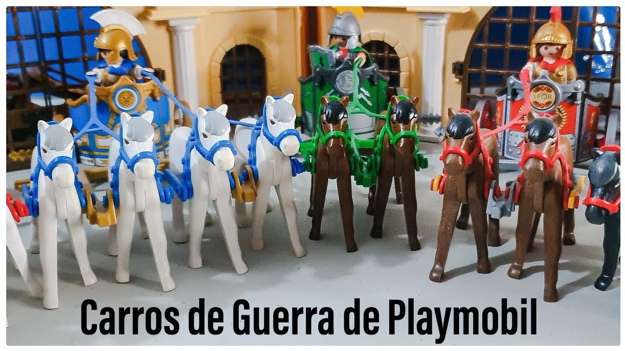 TODOS los CARROS de GUERRA de PLAYMOBIL Colección de BIGAS, CUADRIGAS y Carros