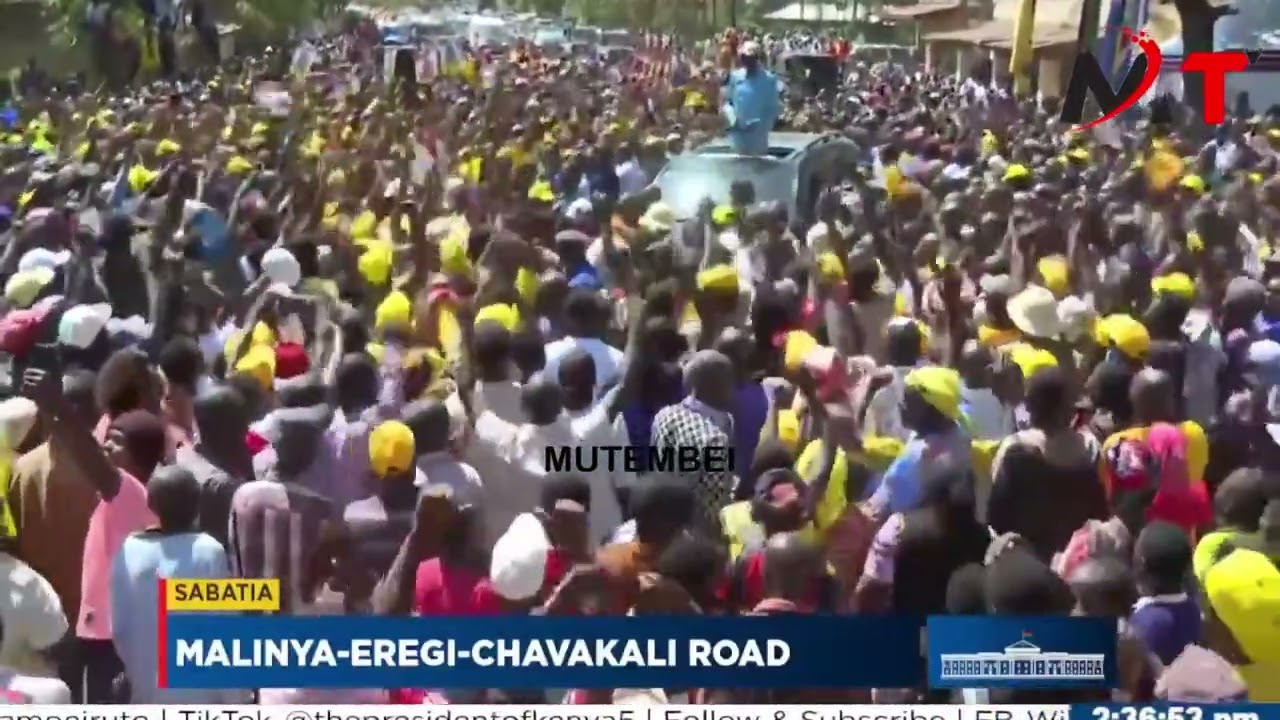WATCH! Wilber Otichilo Remarks in Front of Ruto in Vihiga County – Crowd Reacts!
