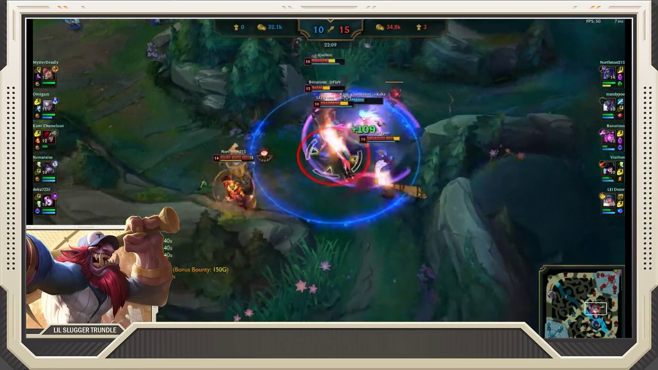 League of Legends Funny Moments - Shen + Trundle Ability Glitch
