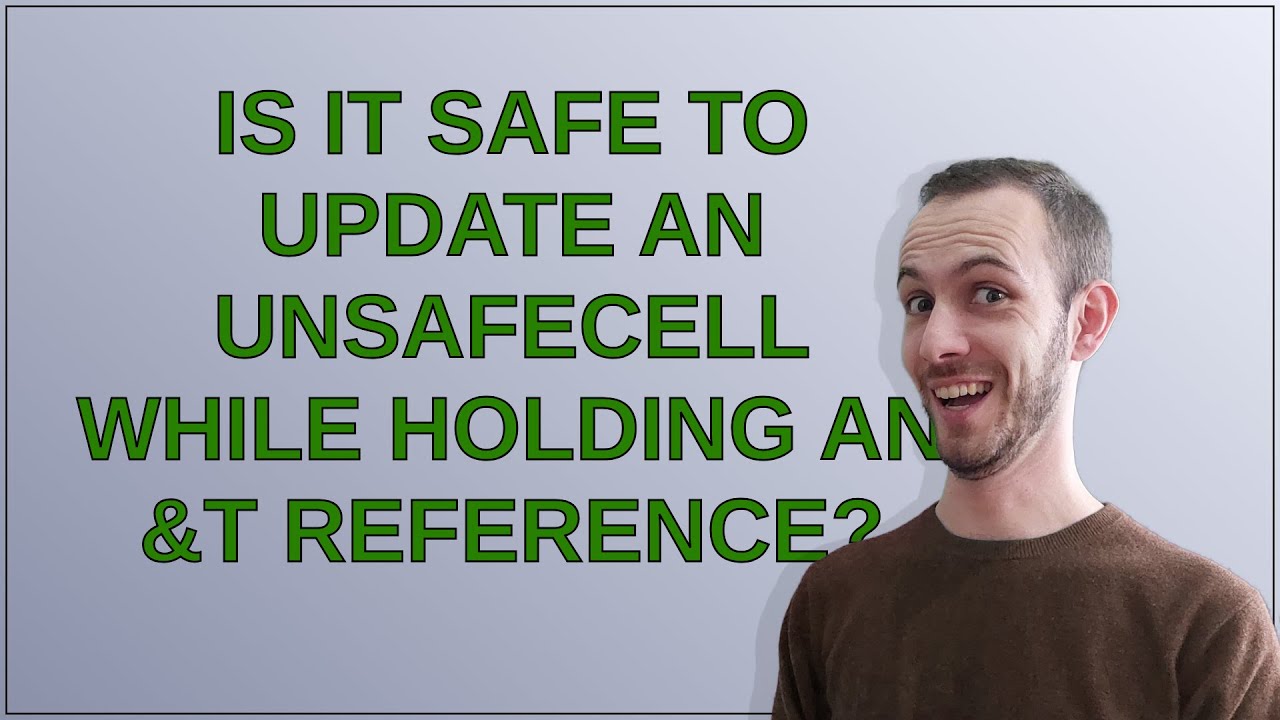 Безопасно ли обновлять UnsafeCell, удерживая ссылку &T?