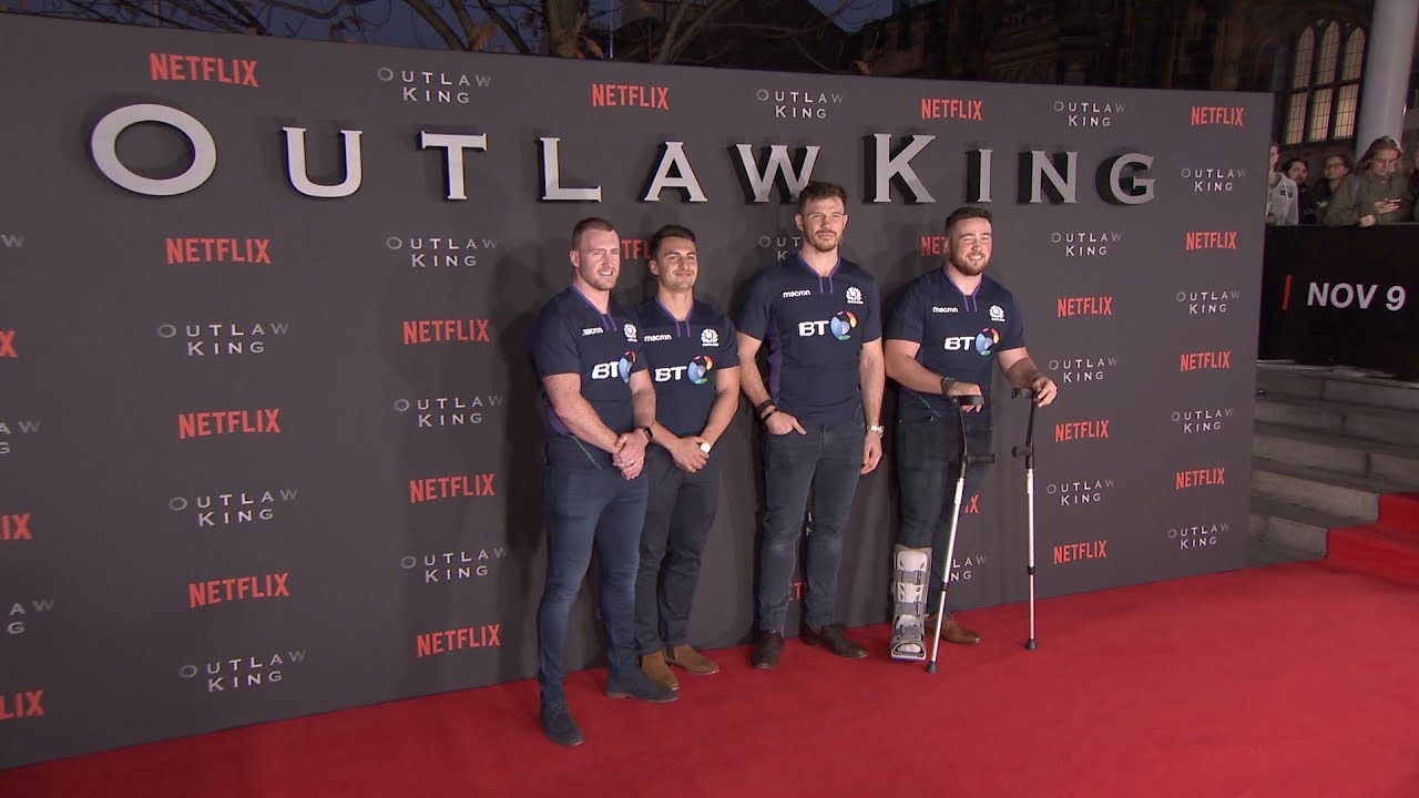 Scotland Players Attend Outlaw King Premiere