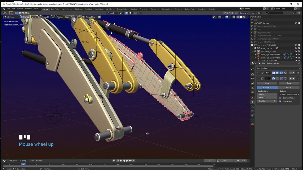 Practical Use Case for Knife Project in Blender 2.8
