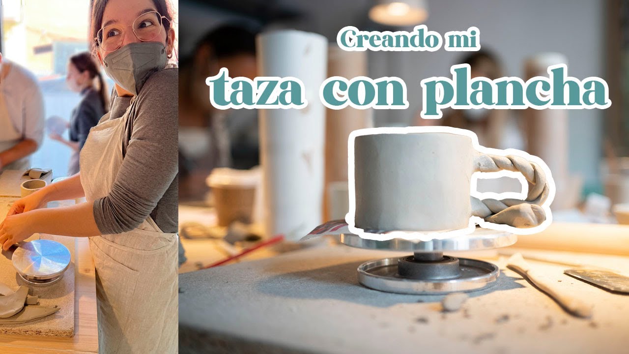 TALLER DE CERÁMICA - Creando una taza con técnica de plancha en el taller Bruma Atelier.