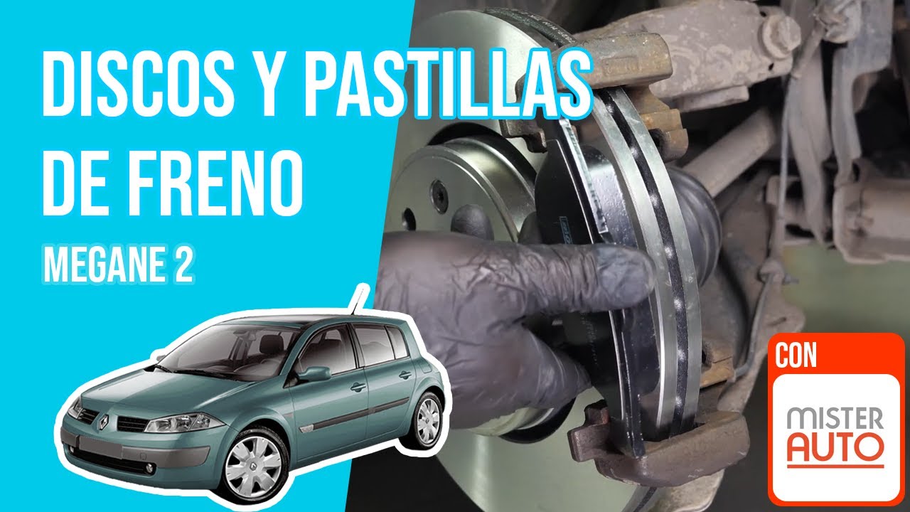 Cómo cambiar los discos y las pastillas de freno delanteros Megane 2 🚗