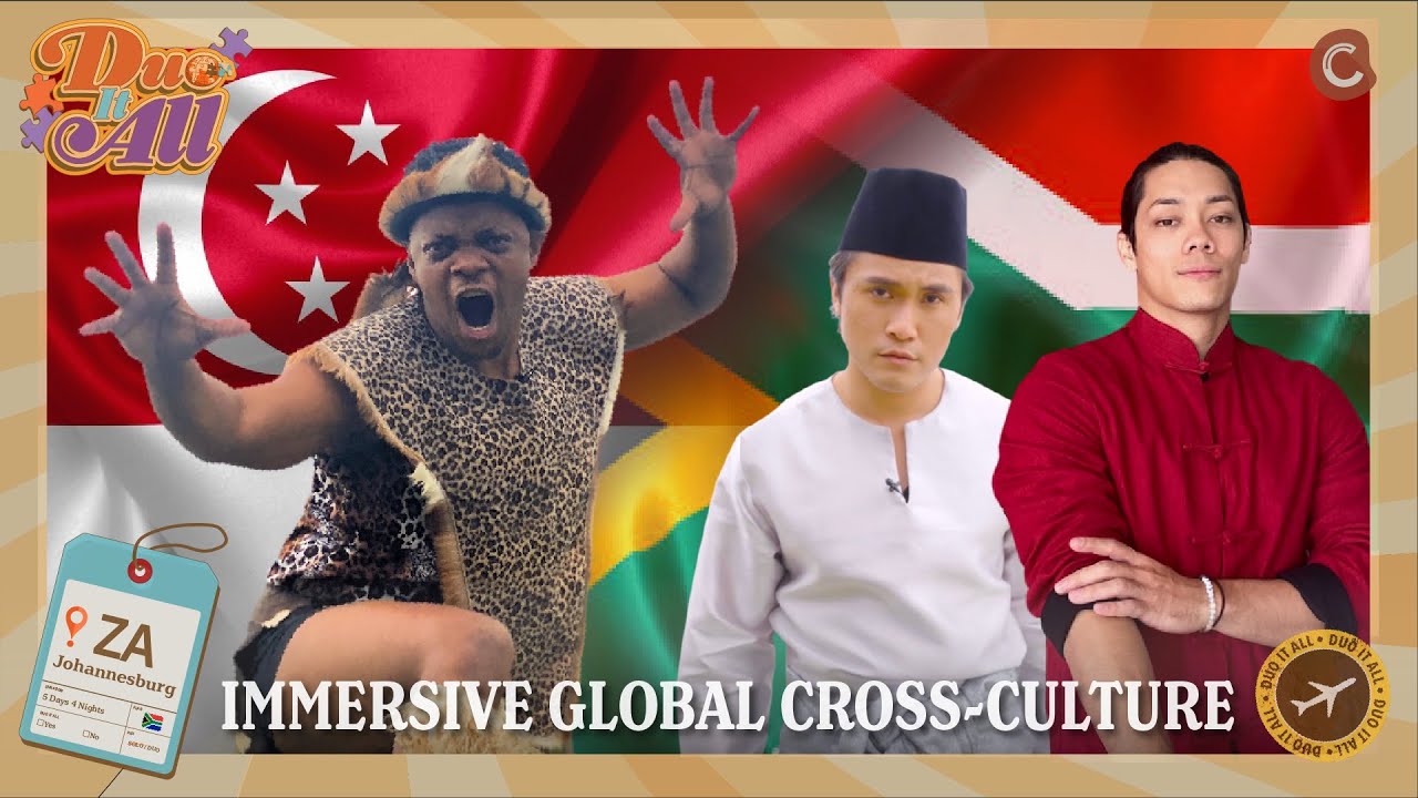 Singaporeans Learning South African Culture: Zulu Tribal Language & Gumboot Dancing | Duo It All