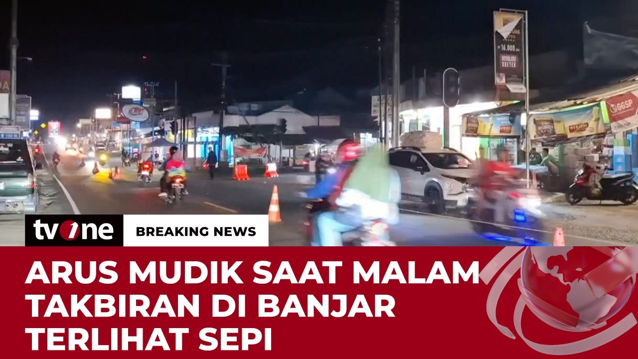 Suasana Mudik Malam Takbiran di Banjar Jawa Barat | Breaking News