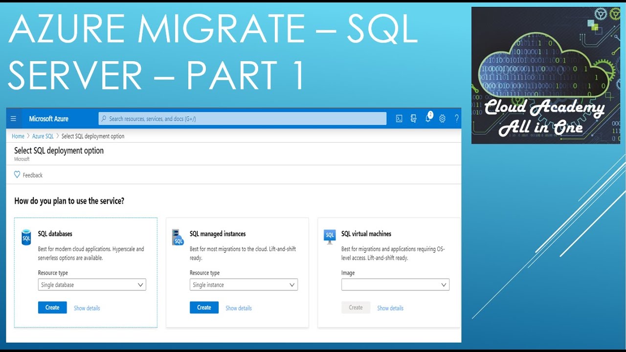 Azure Migrate  - SQL Server Migration - Part 1