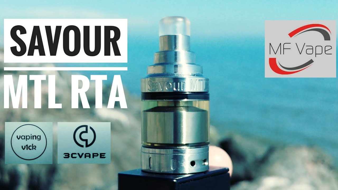 Savour MTL RTA - Vaping V1ck/3C Vape - review, coil assembly & wicking