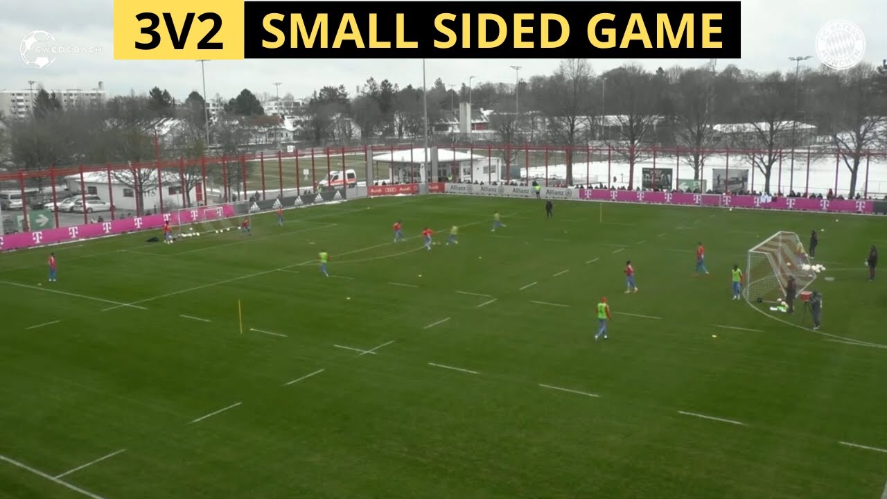 FC Bayern Munich - 3v2 Attcking & defending small sided game by Julian Nagelsmann