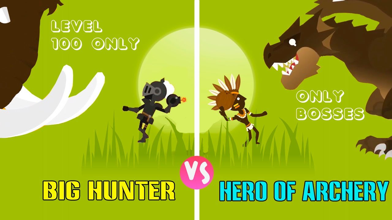 Hero of Archery  OLL BOSSES + Big Hunter LEVEL 100 ONLY #999 On COOL GAME. cg.