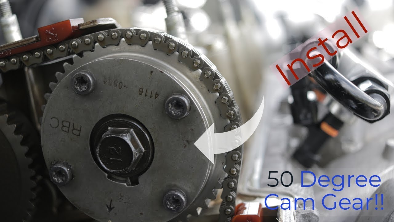 50 Degree Cam Gear Install (VTC)