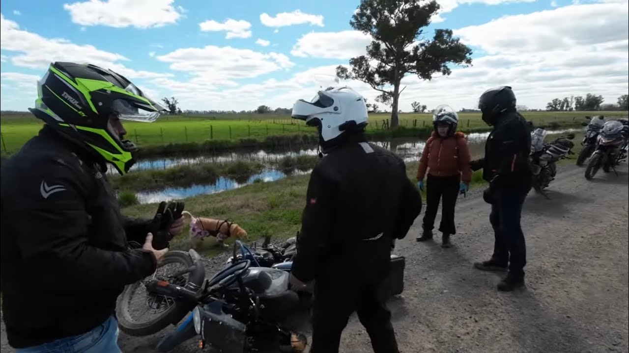 Brandsen a Gral. Belgrano  por tierra en moto!!