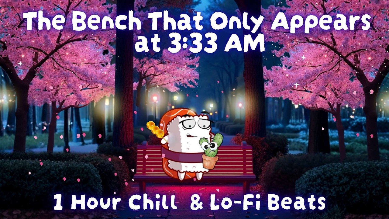 The Bench That Only Appears at 3:33 AM/ 1 Hour chill and Lofi Beats