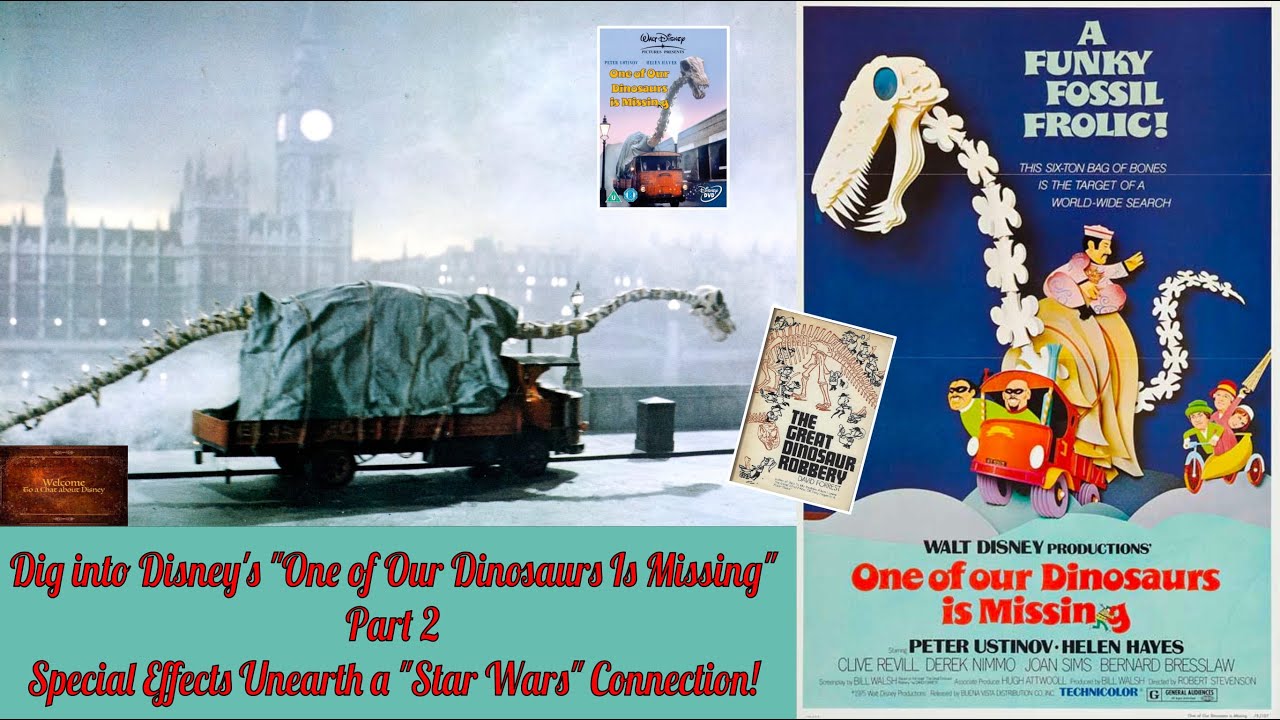Dig into Disney’s “One Of Our Dinosaurs Is Missing” Part 2 Special Effects & Star Wars connection!
