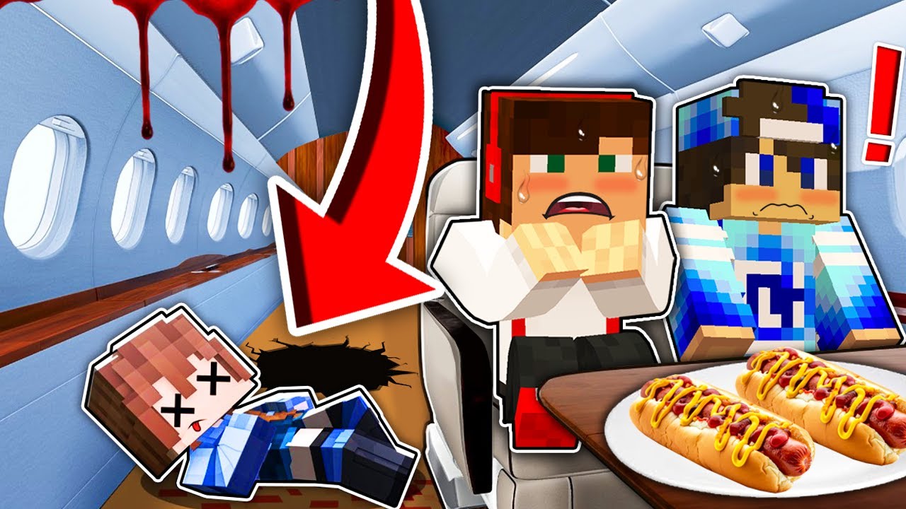 ODKRYLIŚMY TRAGEDIĘ NA POKŁADZIE SAMOLOTU W MINECRAFT?! GPLAY & LAKI